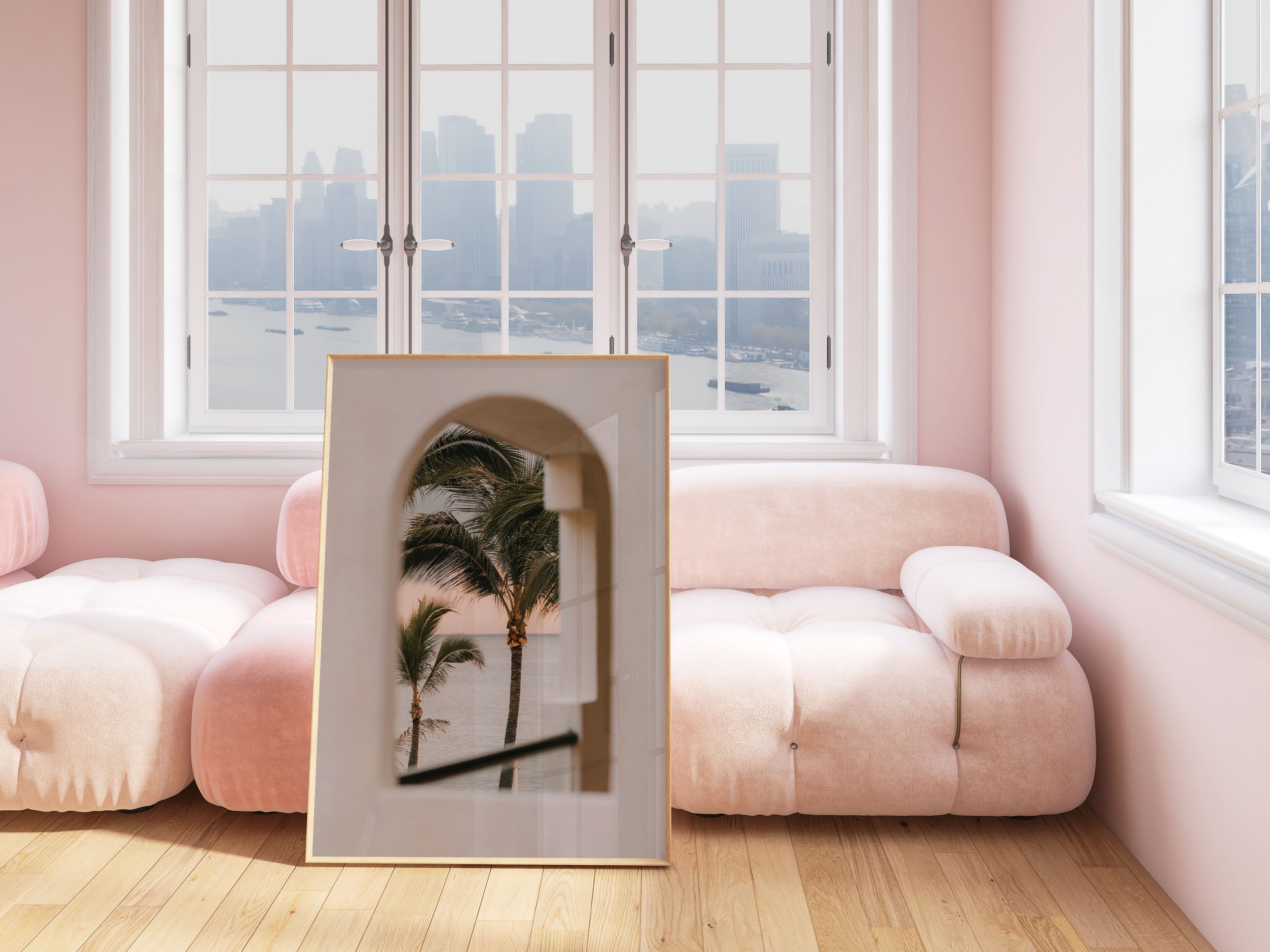 Palms Through Arch - Signy