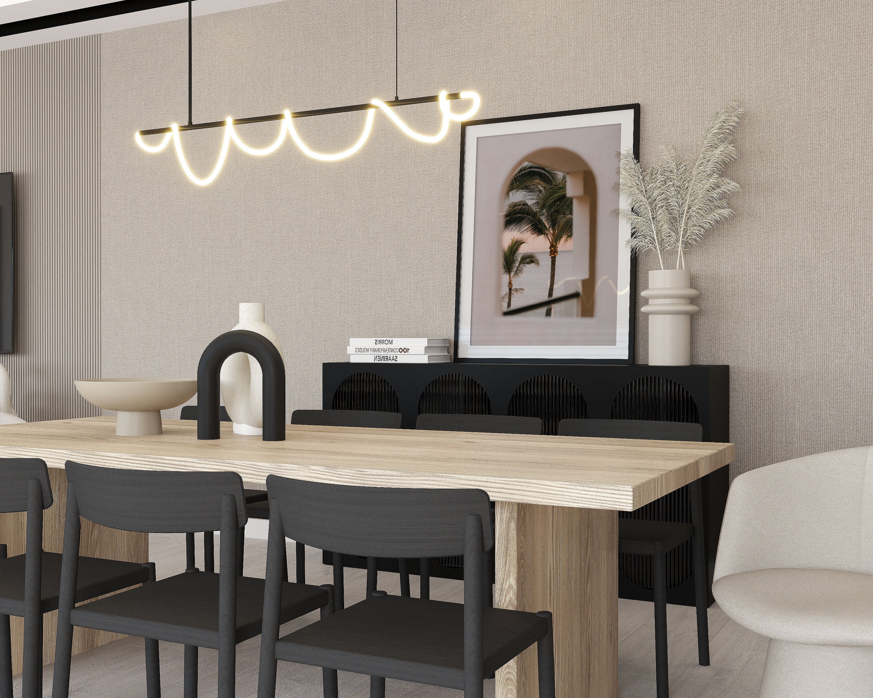 Palms Through Arch - Signy