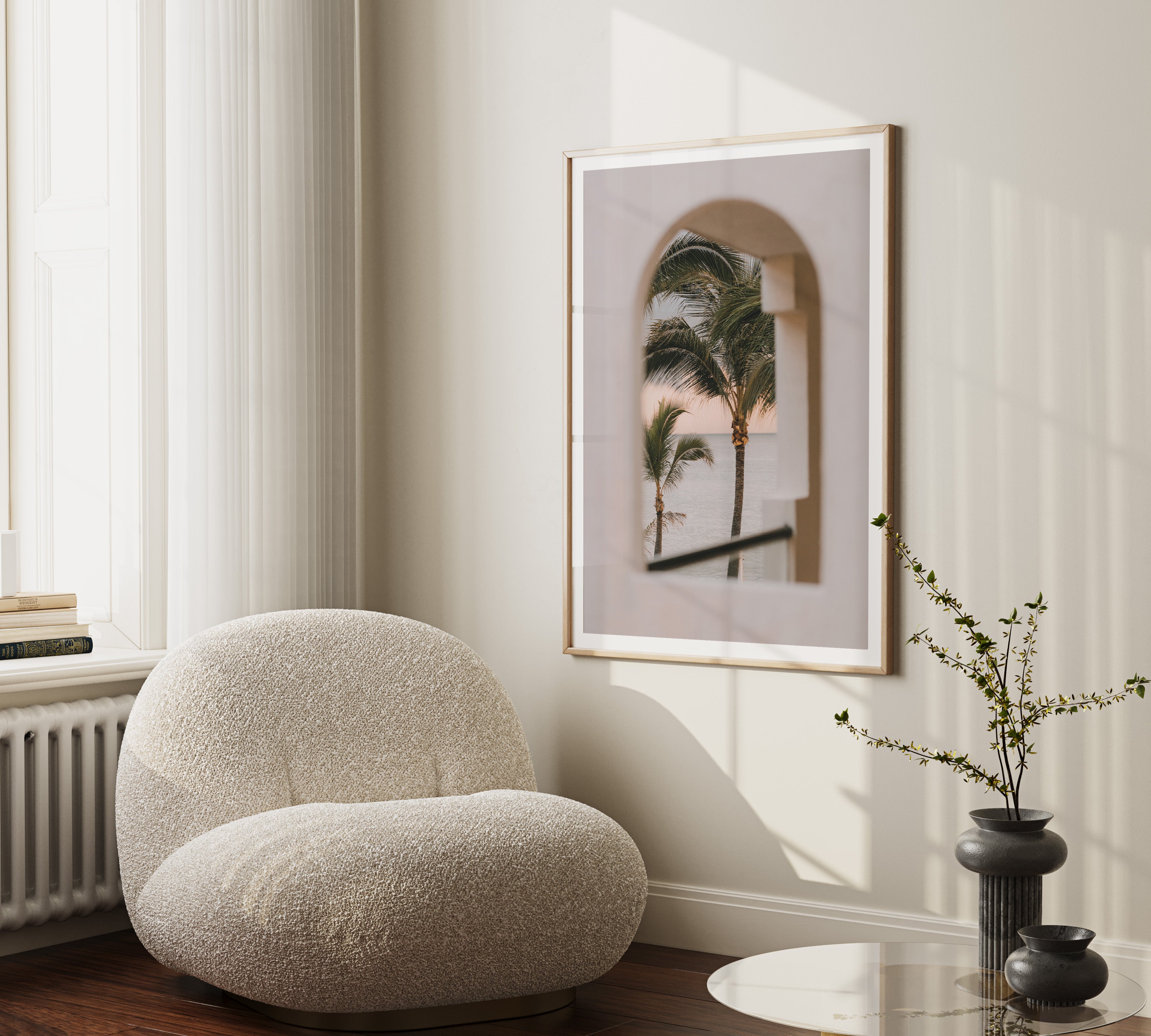 Palms Through Arch - Signy