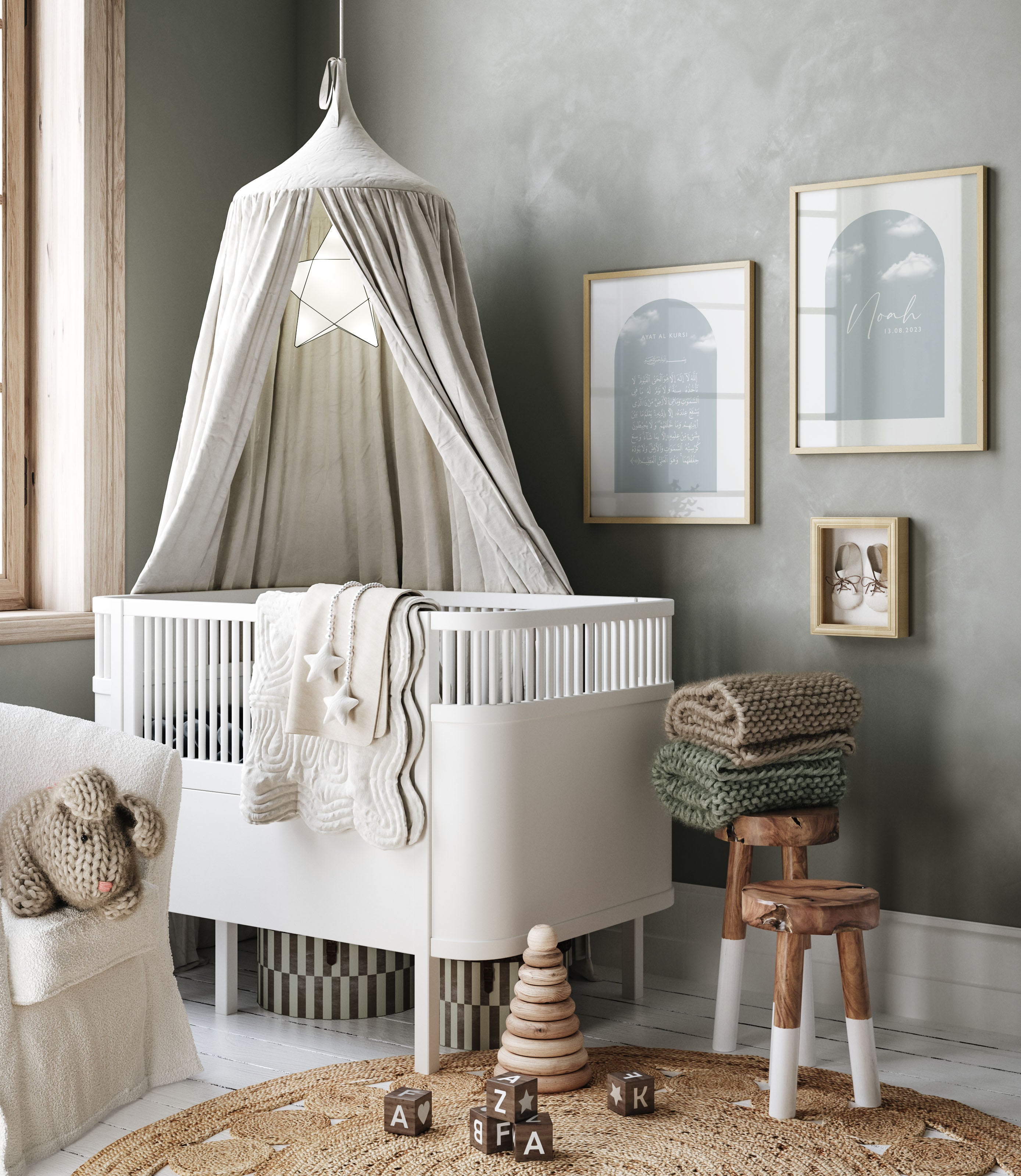 In The Clouds Pair, Soft Blue - Signy