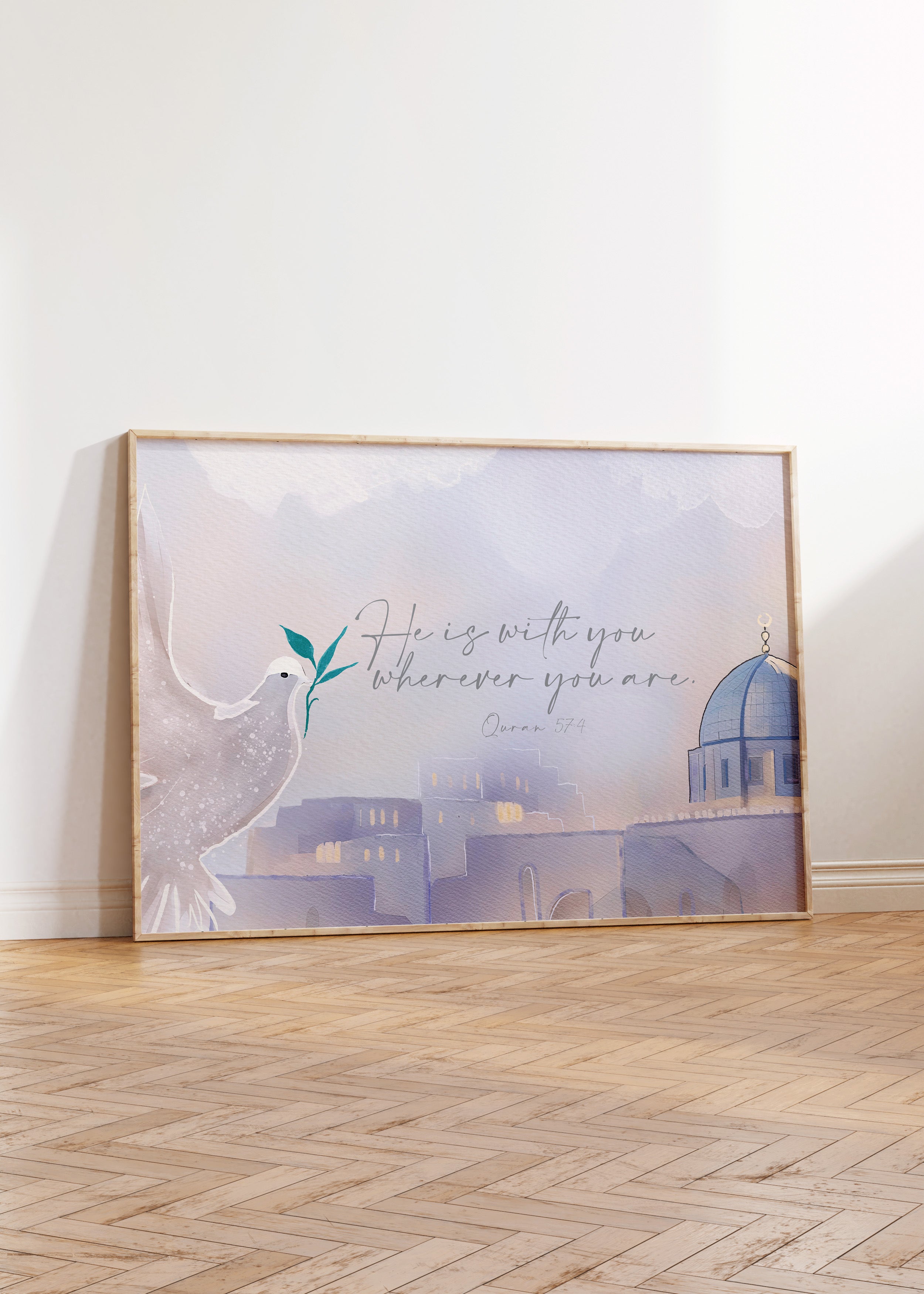 He is with you wherever you are, Quran 57:4 - Signy