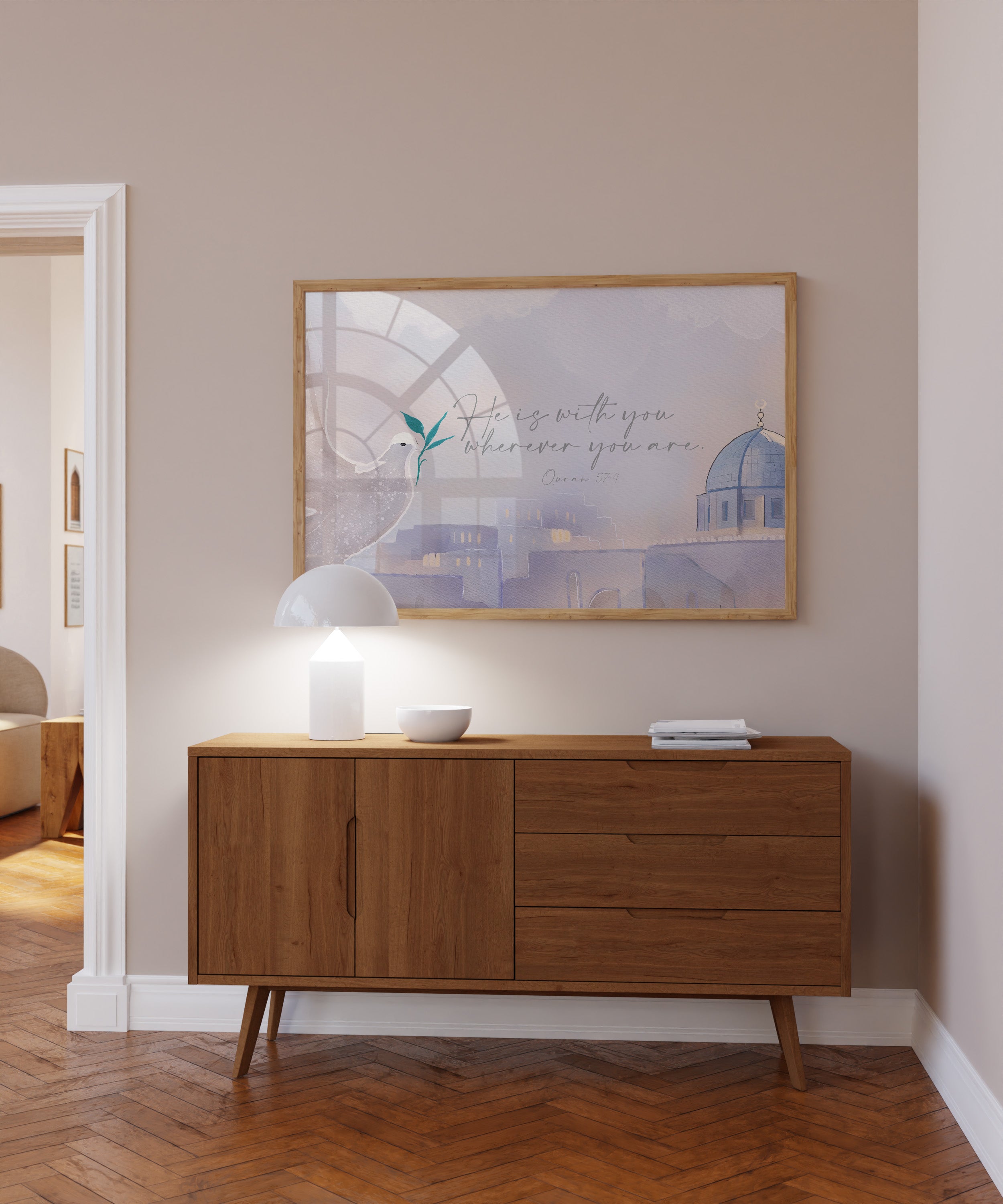 He is with you wherever you are, Quran 57:4 - Signy