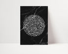 Black Marble, Verse of The Throne, Ayat Al Kursi Calligraphy - Signy