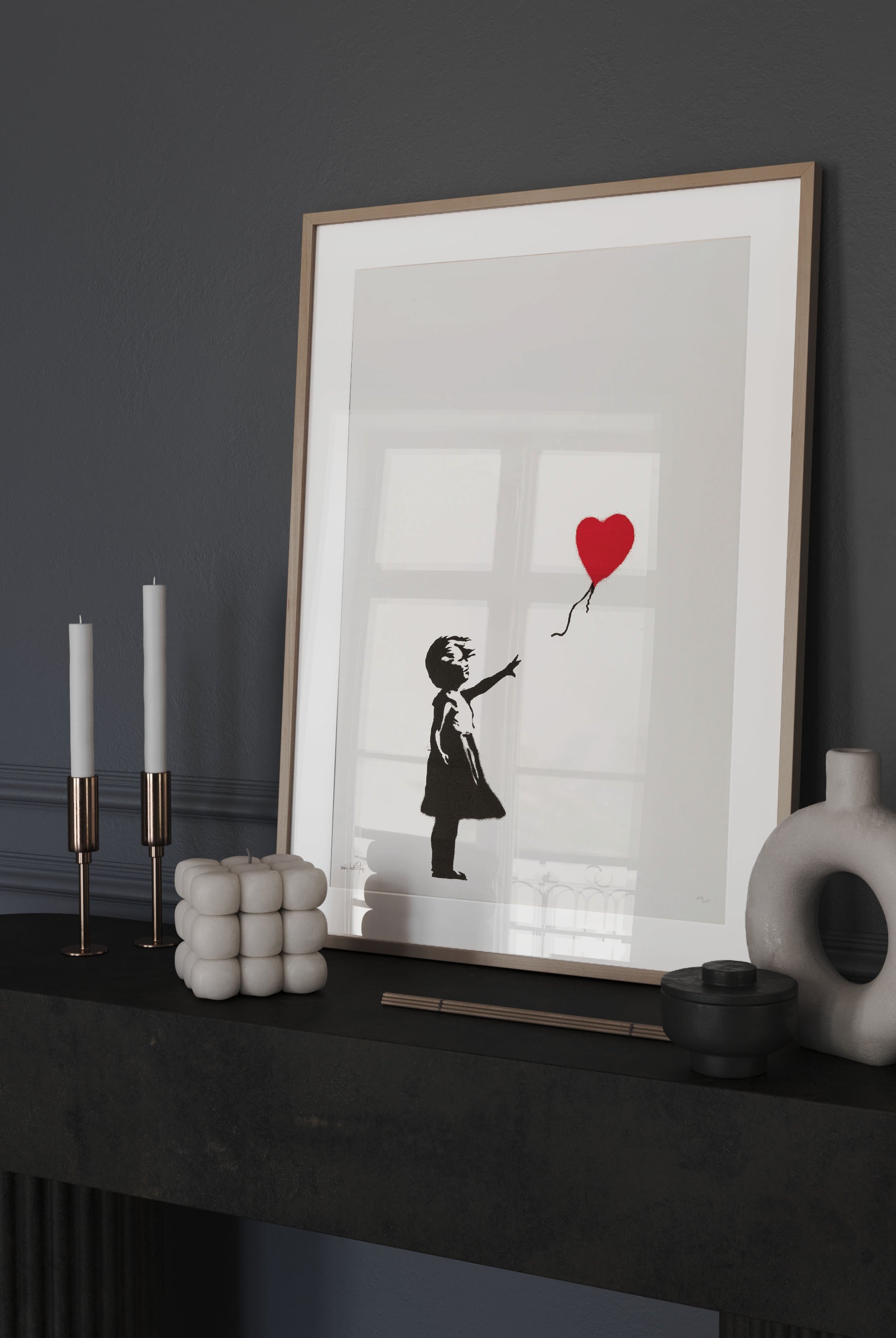 Banksy, Girl with Balloon - Signy