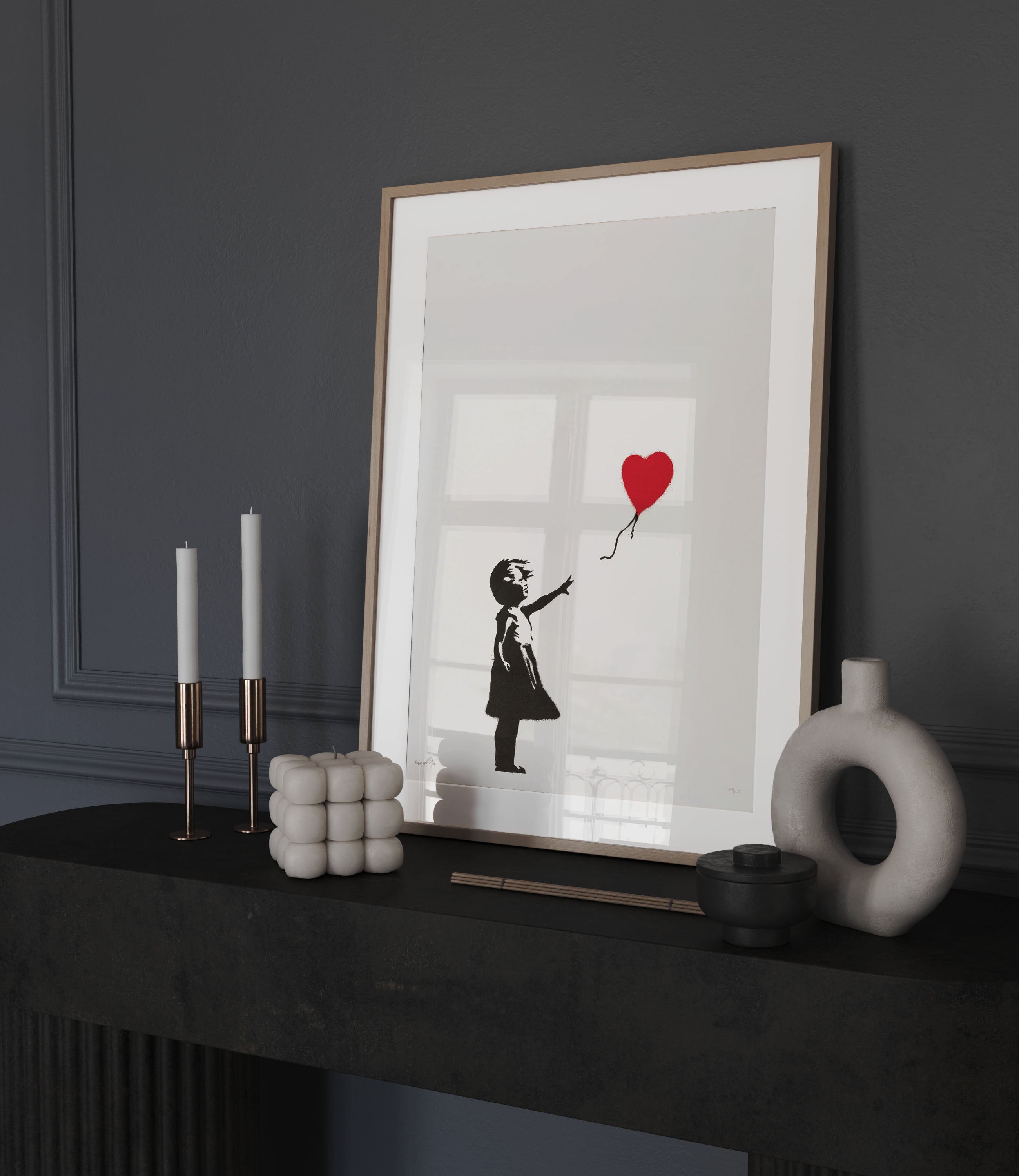 Banksy, Girl with Balloon - Signy