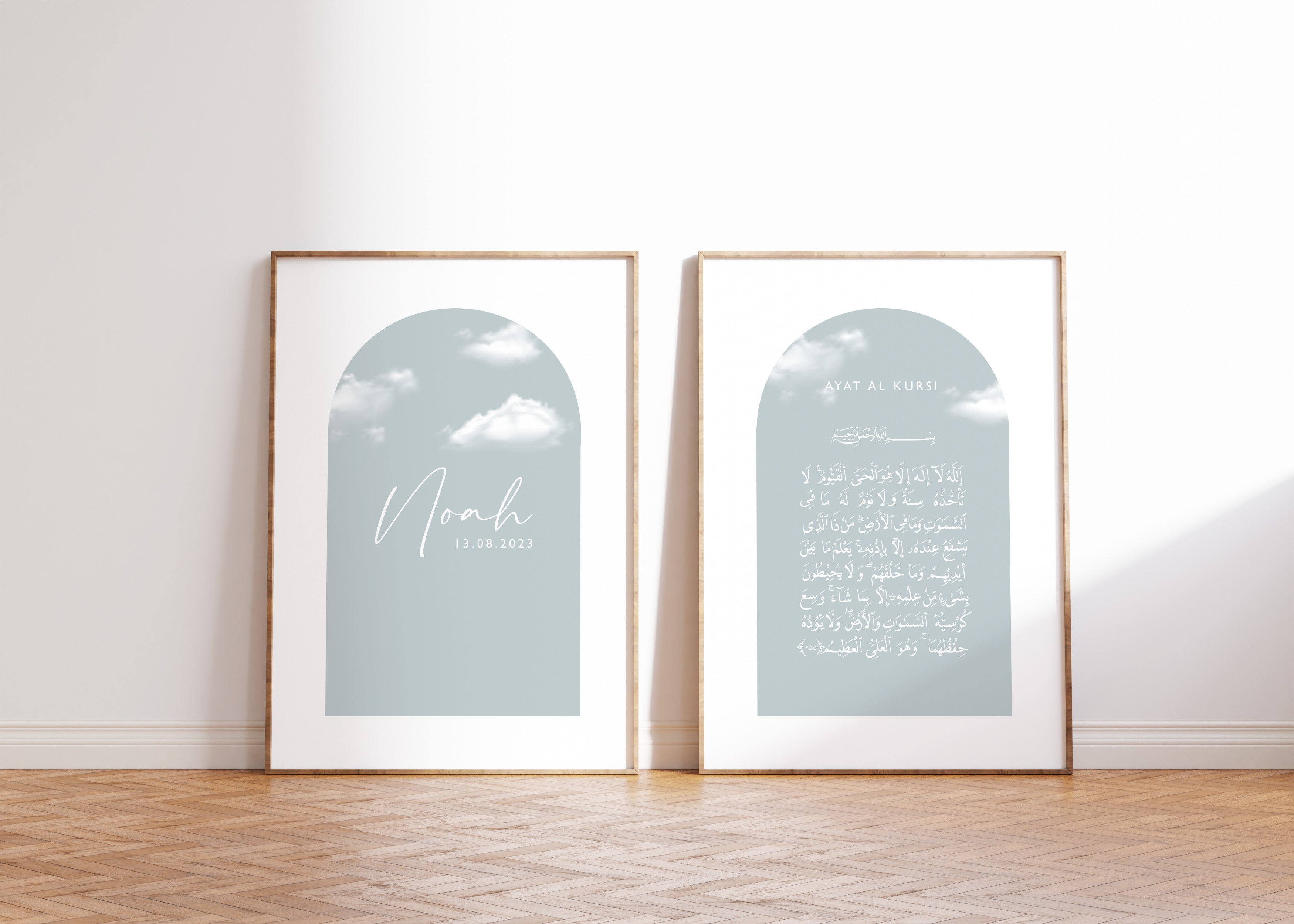 In The Clouds Pair, Soft Blue - Signy