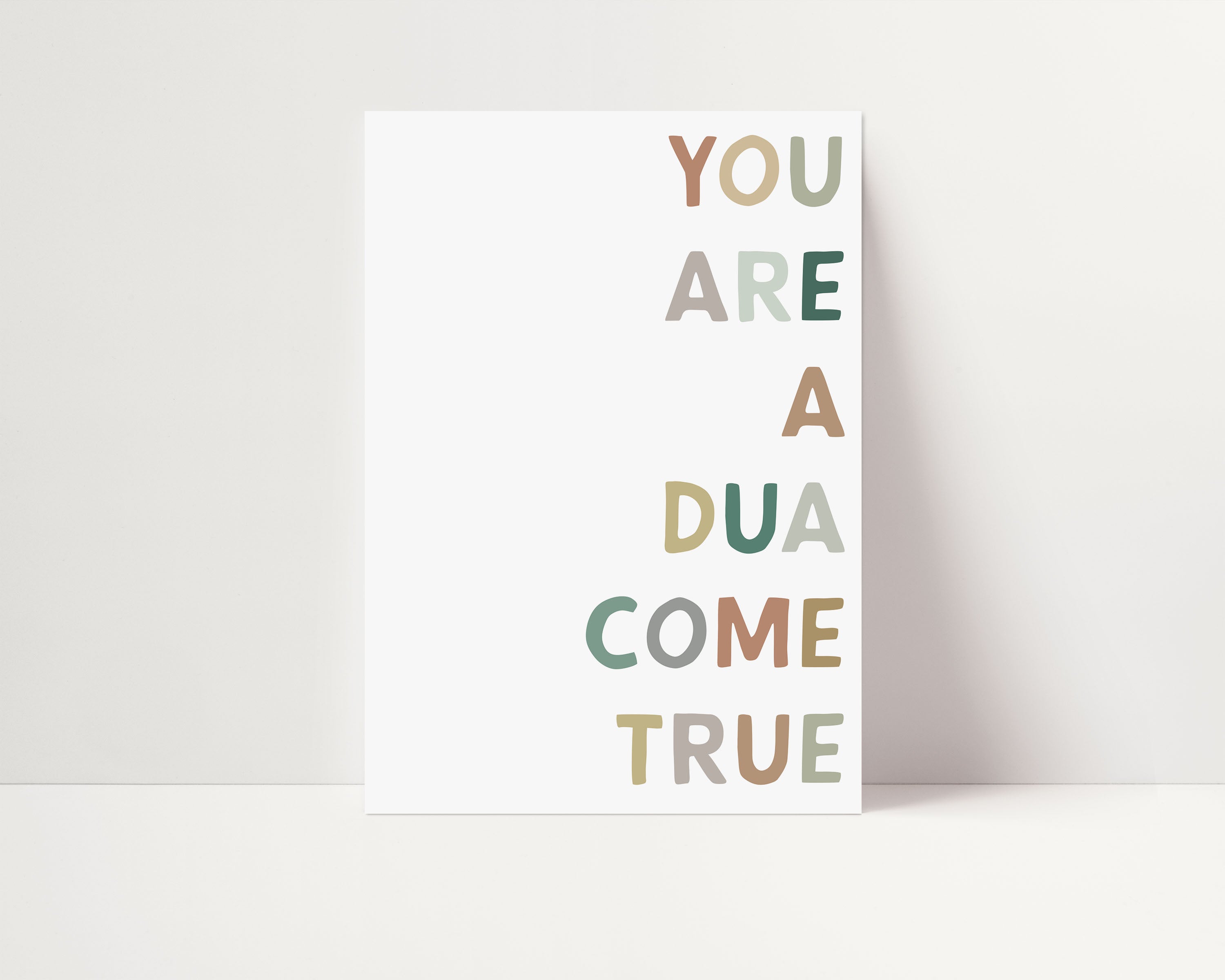 Dua Come True, Earth Tones - Signy