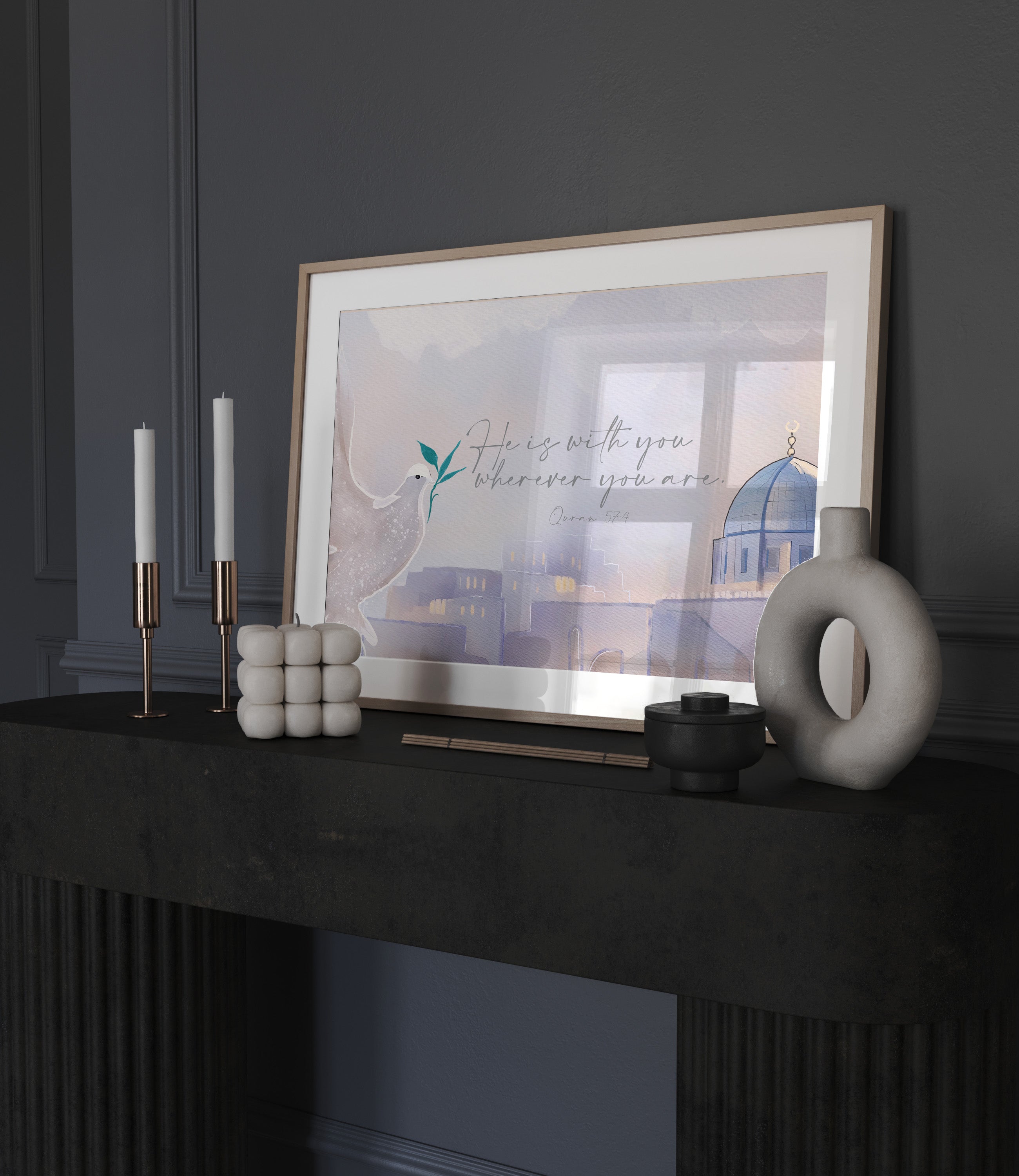 He is with you wherever you are, Quran 57:4 - Signy