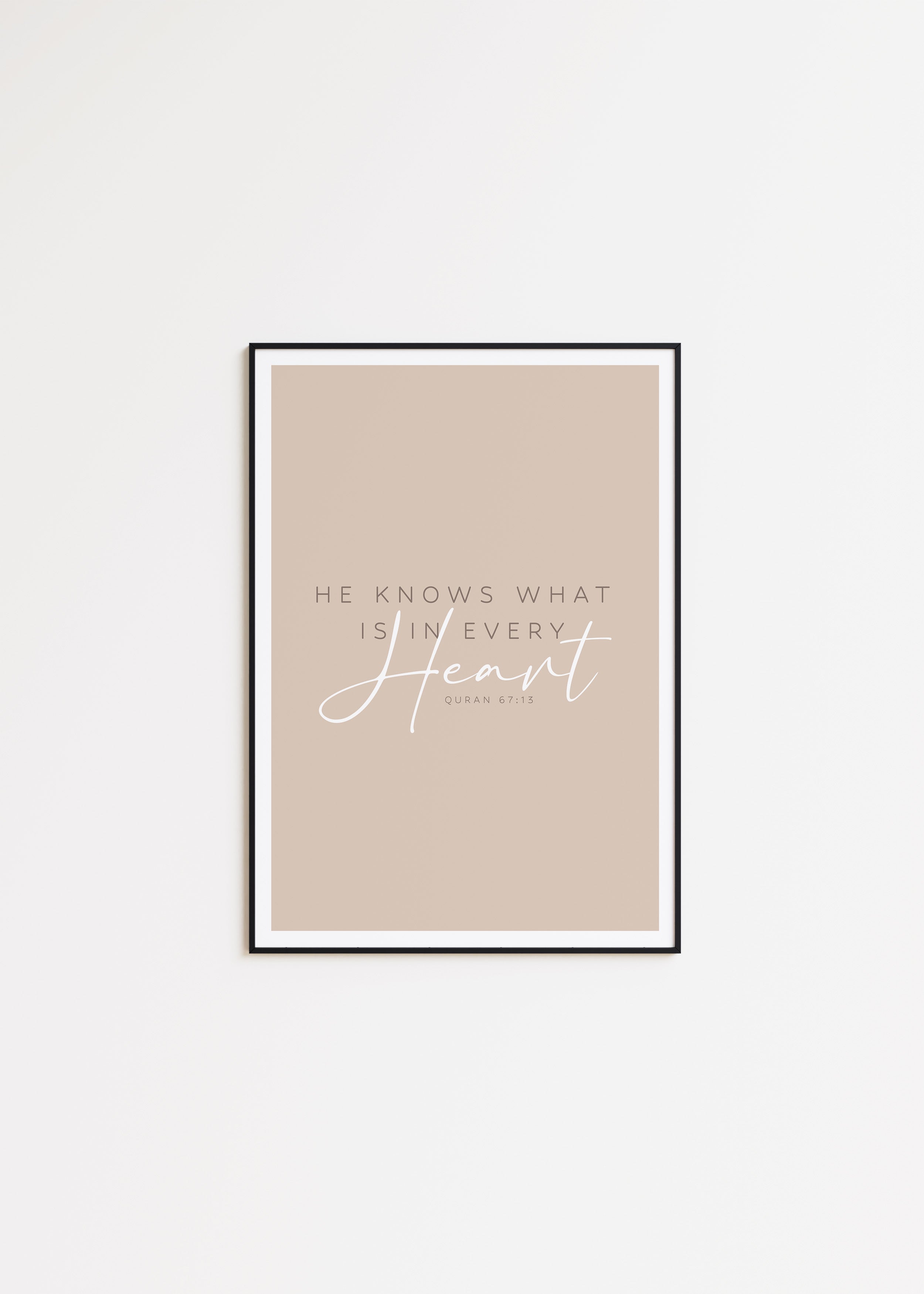 Heart, Quran 67:13 - Signy