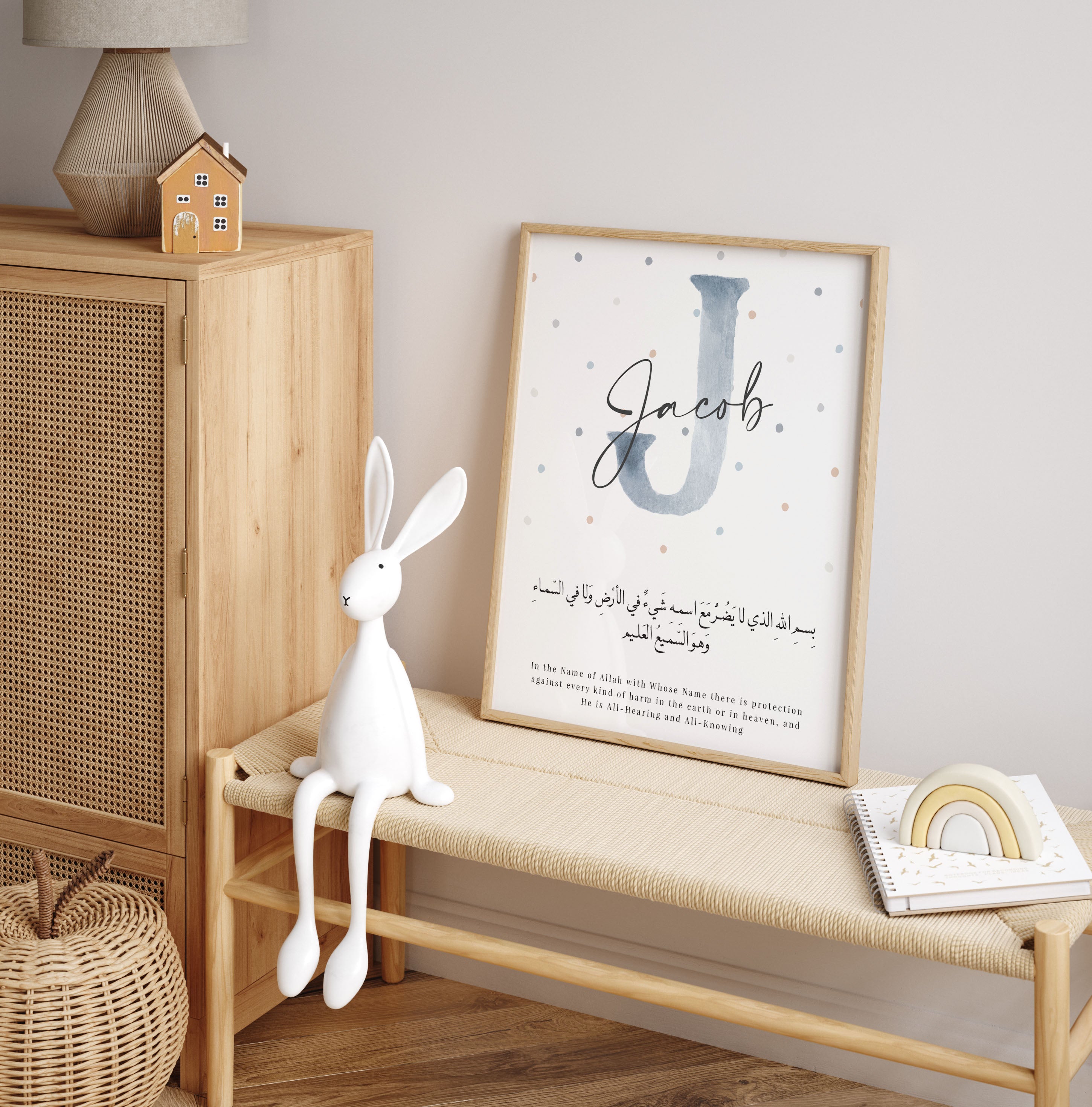 Blue Watercolour Initial, Personalised - Signy