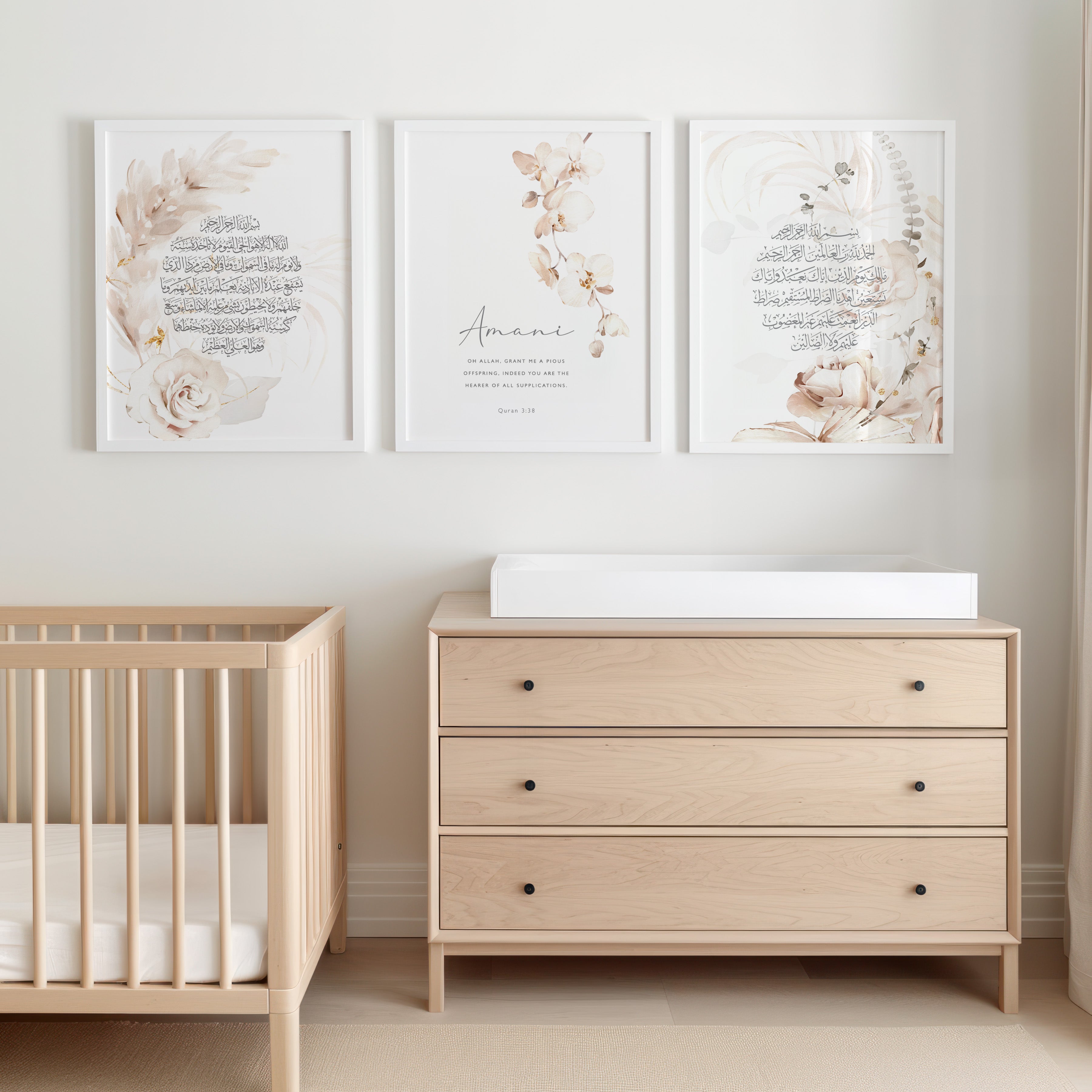 Orchids Trio, Personalised - Signy