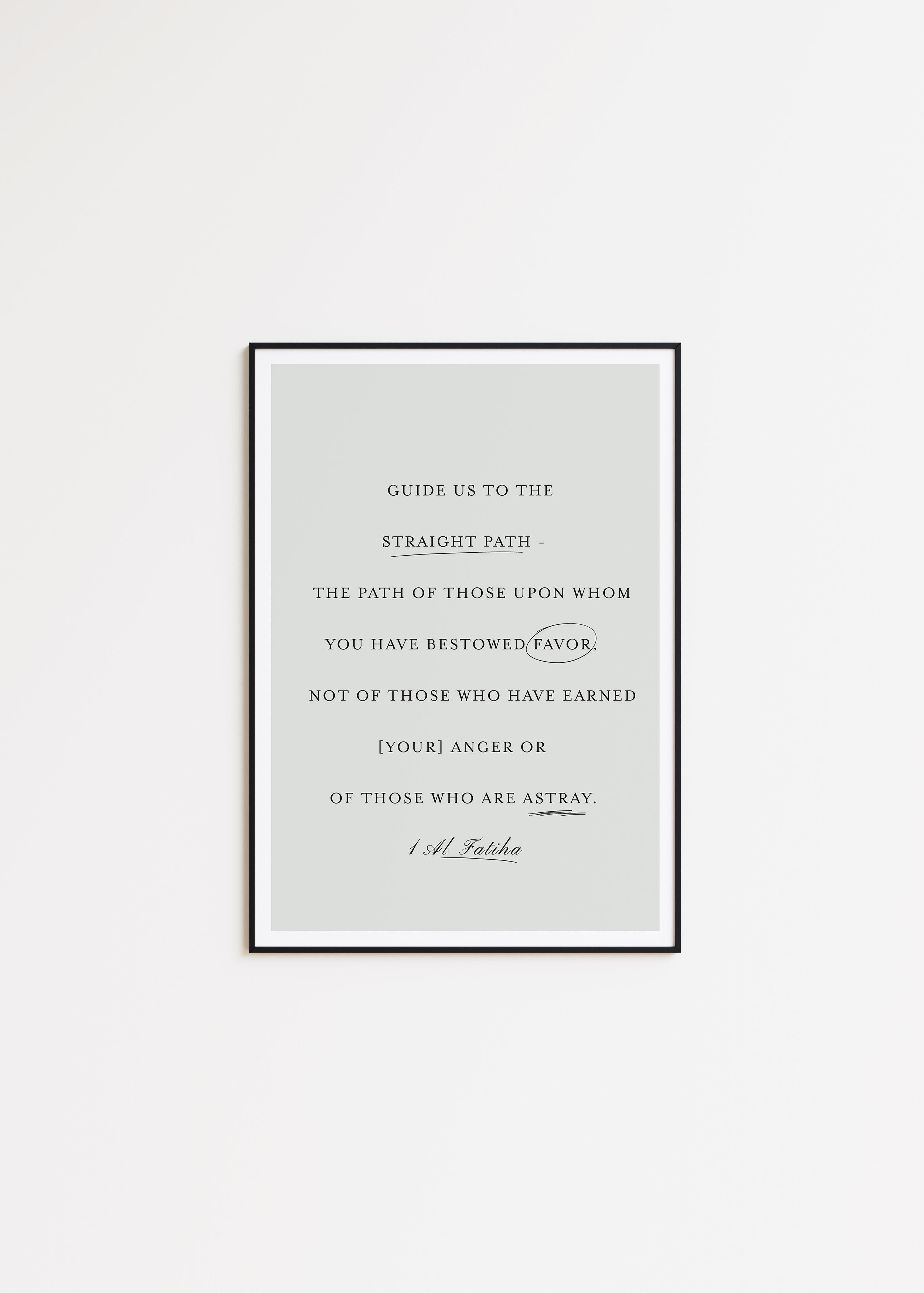 The Opening, Al Fatiha - English - Signy