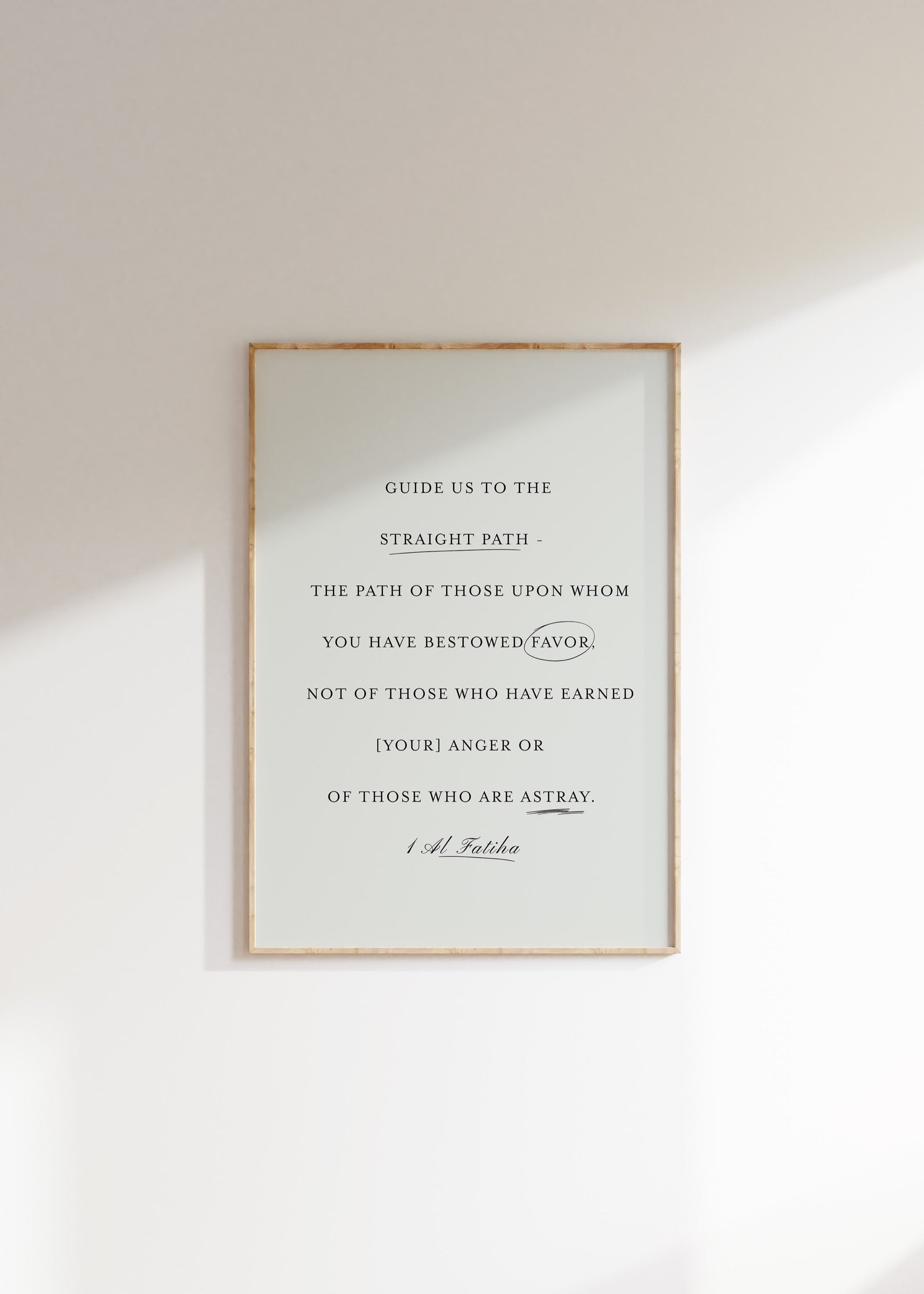 The Opening, Al Fatiha - English - Signy